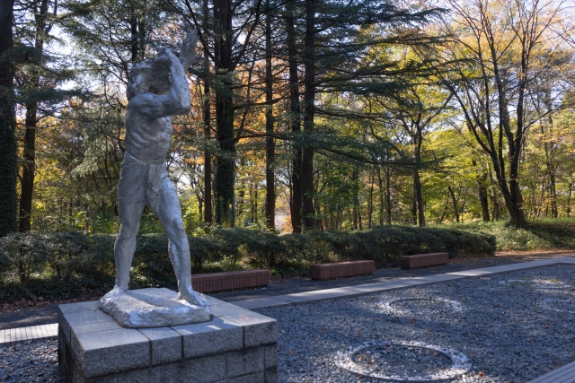 4月の国営武蔵丘陵森林公園内