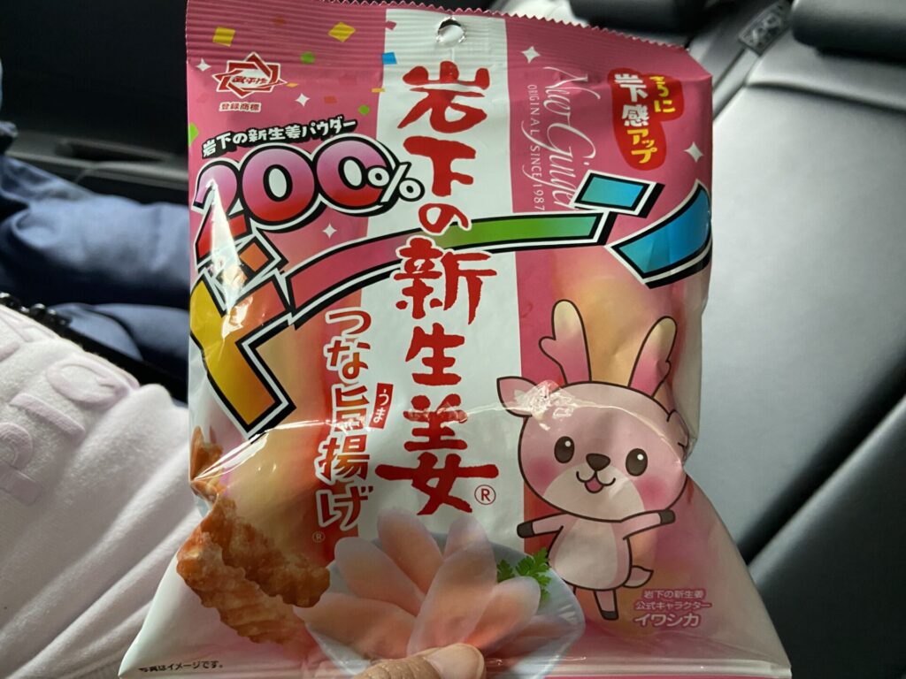 岩下の新生姜つまみ揚げ