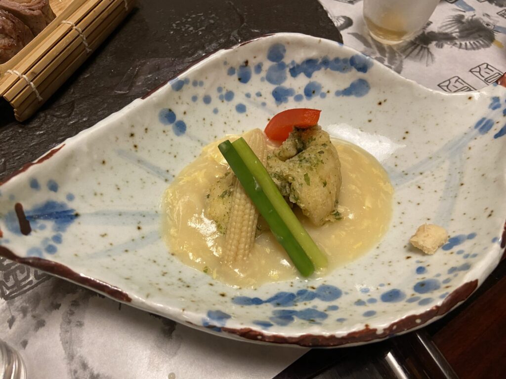 定山渓ふる川の夕食のおかず