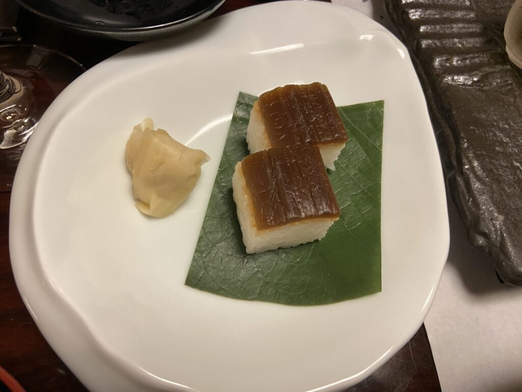 定山渓ふる川の夕飯の一品